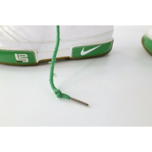 Vintage Nike Air Zoom Lebron Low Leather Shoes Sneakers Grass White Mens 11.5 main image 12